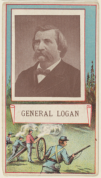 General Logan, from the "Generals" series (T64), issued by D.H. McAlpin & Co. Tobacco Company