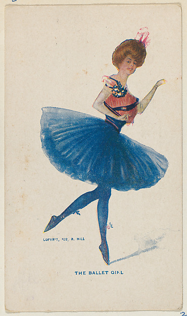 The Ballet Girl, from the "Girls and Men in Costume" series (T65), issued with Golden Eagle Cigars by I. Lewis & Co. by I. Lewis & Co., Newark, New Jersey, The Metropolitan Museum of Art