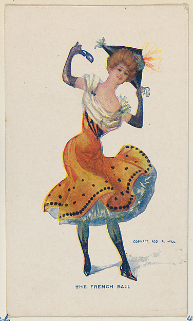 The French Ball, from the "Girls and Men in Costume" series (T65), issued with Golden Eagle Cigars by I. Lewis & Co. by I. Lewis & Co., Newark, New Jersey, The Metropolitan Museum of Art