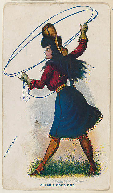 After a good one, from the "Girls and Men in Costume" series (T65), issued with Golden Eagle Cigars by I. Lewis & Co. by I. Lewis & Co., Newark, New Jersey, The Metropolitan Museum of Art