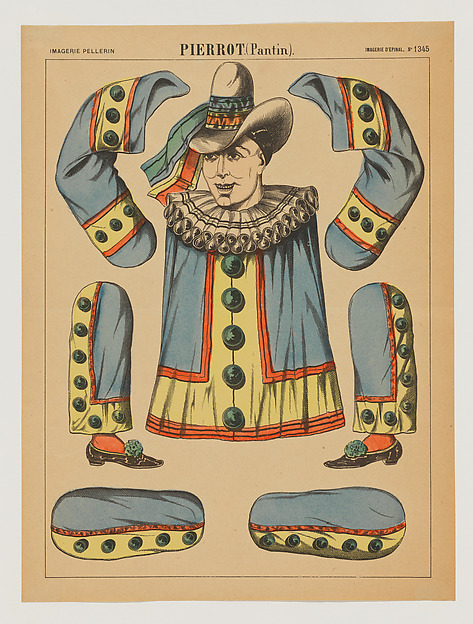 Pierrot (Pantin) by Imagerie d'Epinal, The Metropolitan Museum of Art