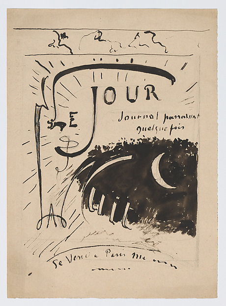 Cover design for "Le Jour et la Nuit"