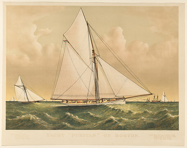 Yacht "Puritan" of Boston