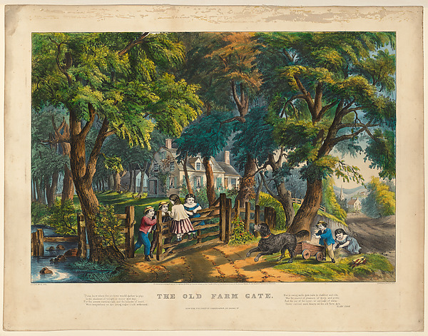 Frances Flora Bond Palmer, The Old Farm Gate