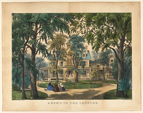 Frances Flora Bond Palmer, A Home in the Country