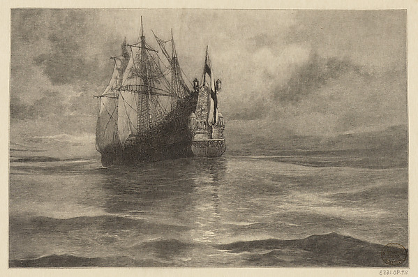 Galleon in Full Sail