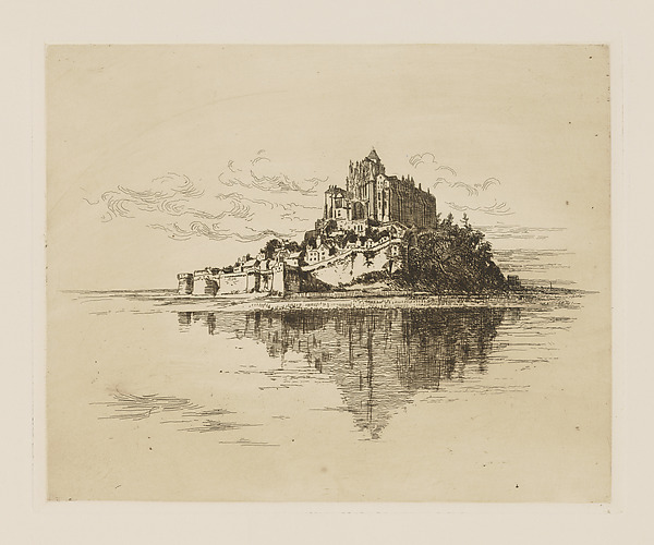 Mont St. Michel, Brittany, France by Eliza Pratt Greatorex, The Metropolitan Museum of Art
