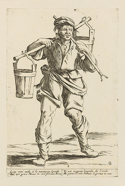 Water Carrier, from Di Bologna l'Arti per via D'An.ibal' Ca.rac, plate 23