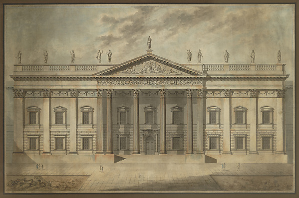 Elevation of a University Senate House