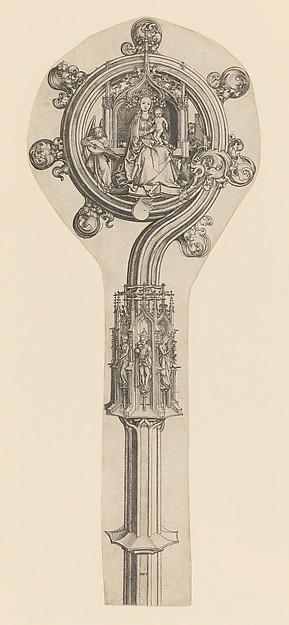 The Crozier by Martin Schongauer, The Metropolitan Museum of Art