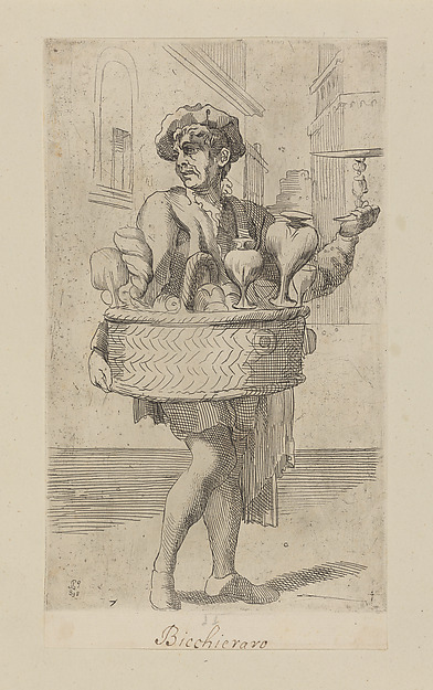 Plate 7: Vendor of glassware