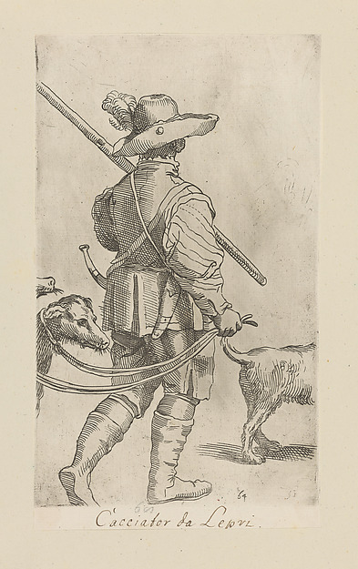 Plate 64: Rabbit hunter by Simon Guillain II, The Metropolitan Museum of Art