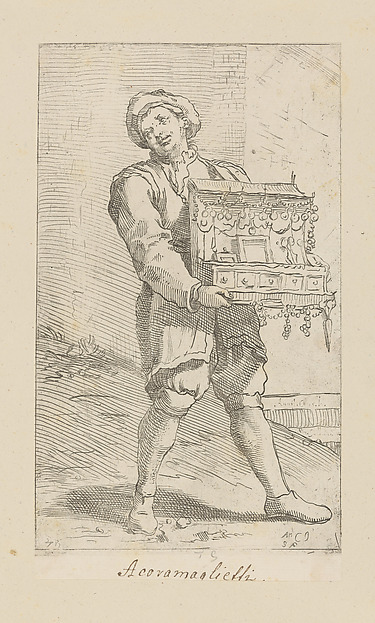 Plate 71: Trinket vendor