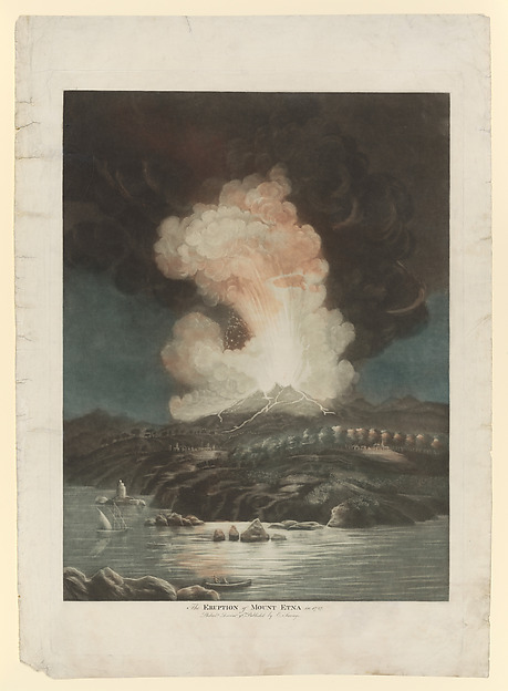 Eruption of Mount Etna