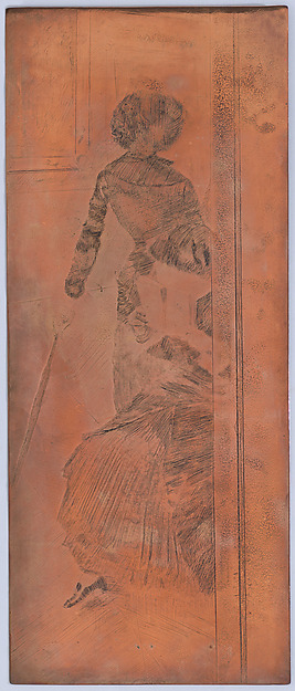 Plate for "Mary Cassatt at the Louvre: The Paintings Gallery" by Edgar Degas, The Metropolitan Museum of Art