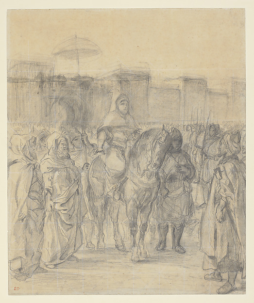 Study for "The Sultan of Morocco and His Entourage"