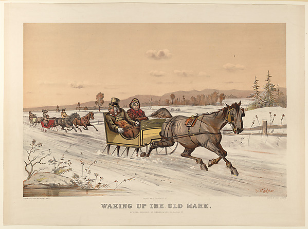 Waking Up the Old Mare by Nicholas Winfield Scott Leighton, The Metropolitan Museum of Art