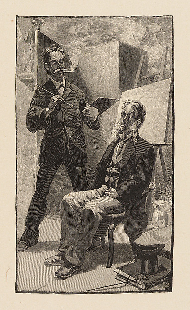 Sitting for his Portrait