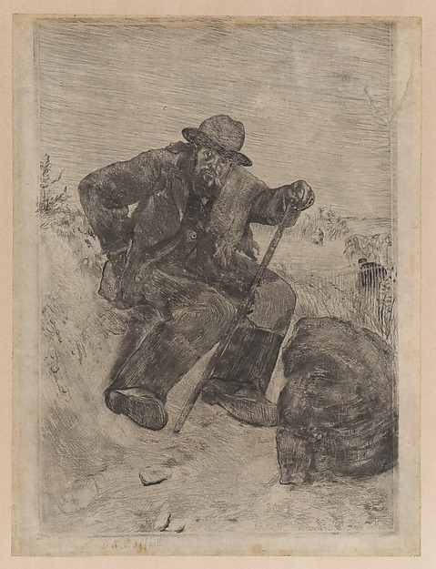 The Exhausted Ragpicker, Jean-François Raffaëlli, 1880