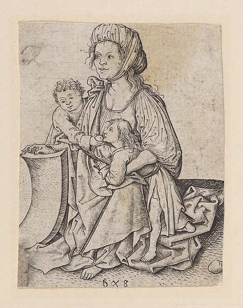 Woman with Two Children by Master bxg, The Metropolitan Museum of Art