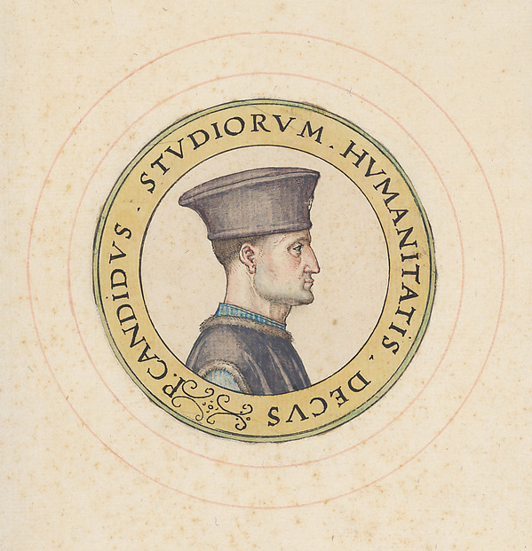 Portrait of Pier Candido (after a medal by Pisanello) by Georg Pencz, The Metropolitan Museum of Art