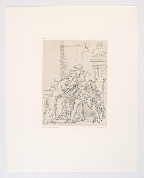 Facsimile of Hamlet Reproaches His Mother by Alfred-Ernest Robaut, The Metropolitan Museum of Art