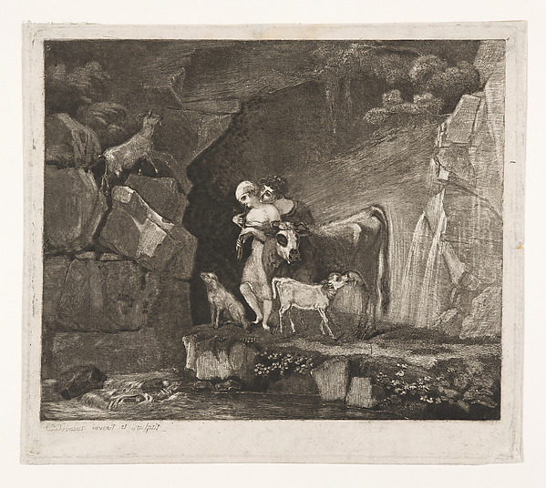 Daphnis and Chloe by Etienne Louis Advinet, The Metropolitan Museum of Art