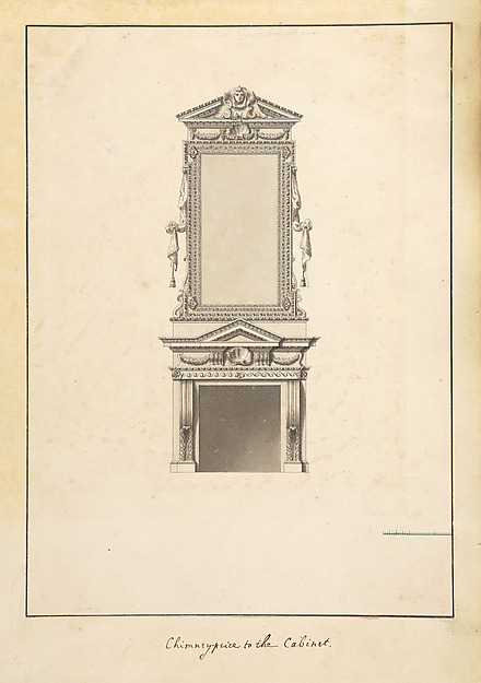 Chimney Piece in the Cabinet, Houghton Hall, Norfolk by Isaac Ware, The Metropolitan Museum of Art