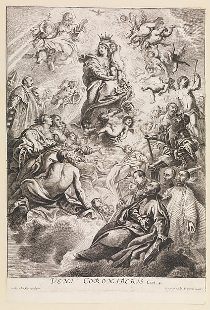 Coronation of the Virgin by the Child Adored by Saints