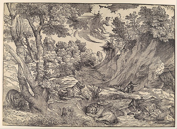 St. Jerome in the Wilderness by Nicolò Boldrini