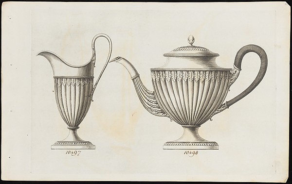 Creamer and Teapot