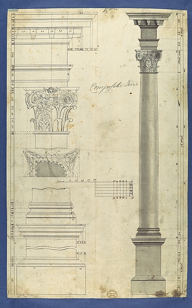 The General Proportions of the Composite Order, in Chippendale Drawings, Vol. I