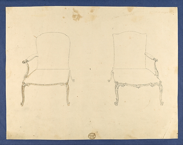Two French Chairs, in Chippendale Drawings, Vol. I