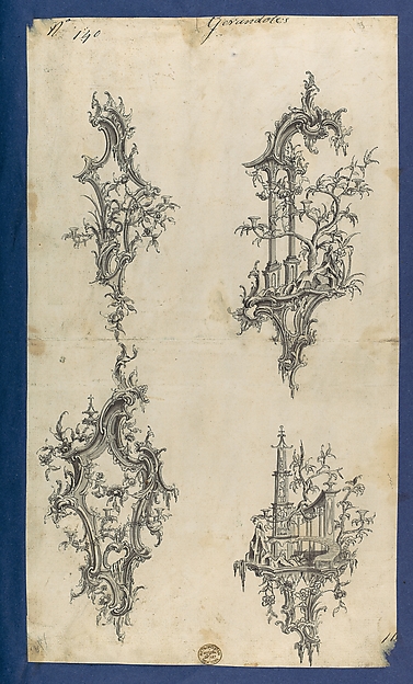 Girandoles, in Chippendale Drawings, Vol. I
