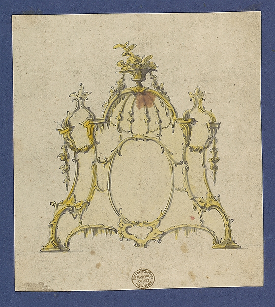 Overmantle, in Chippendale Drawings, Vol. I
