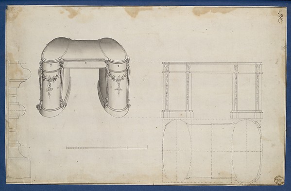 Library Table, from Chippendale Drawings, Vol. II
