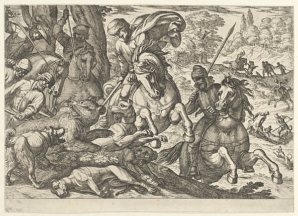 Bear Hunt, from 'Hunting Scenes VI'