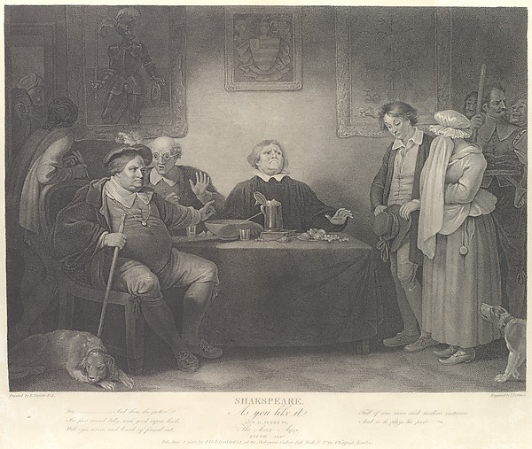 The Seven Ages, Fifth Age: The Justice (Shakespeare, As You Like It, Act 2, Scene 7) by Peter Simon, The Metropolitan Museum of Art