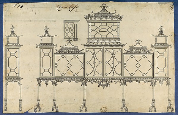 China Case, from Chippendale Drawings, Vol. II
