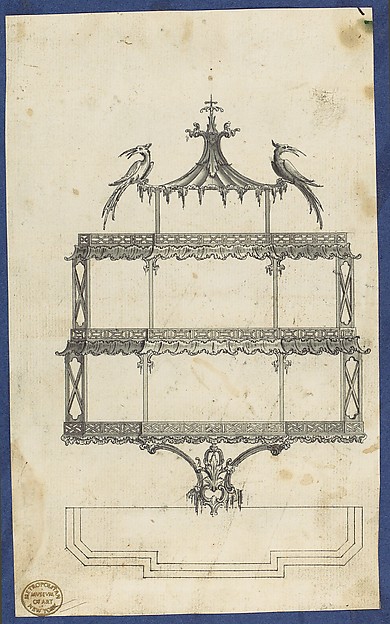 Hanging Shelves, from Chippendale Drawings, Vol. II