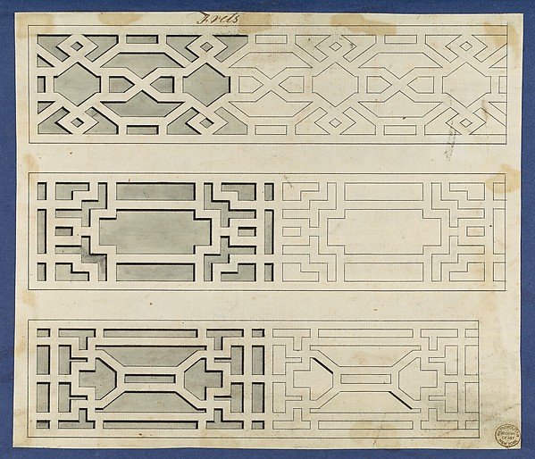 Frets, from Chippendale Drawings, Vol. II