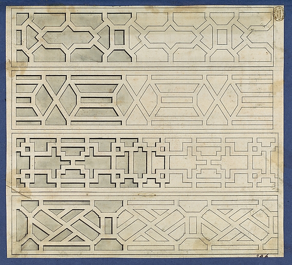 Frets, from Chippendale Drawings, Vol. II