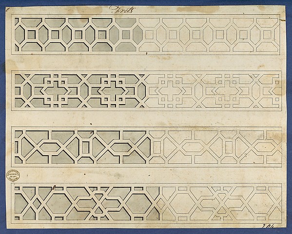 Frets, from Chippendale Drawings, Vol. II