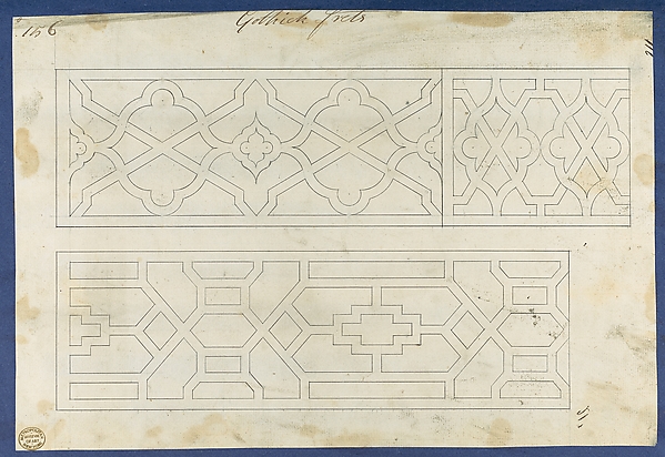 Gothic Frets, from Chippendale Drawings, Vol. II