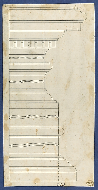 Moldings for Desk and Bookcase, from Chippendale Drawings, Vol. II