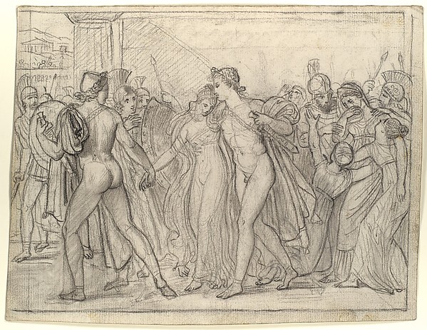 Composition Study for "Castor and Pollux Freeing Helen"