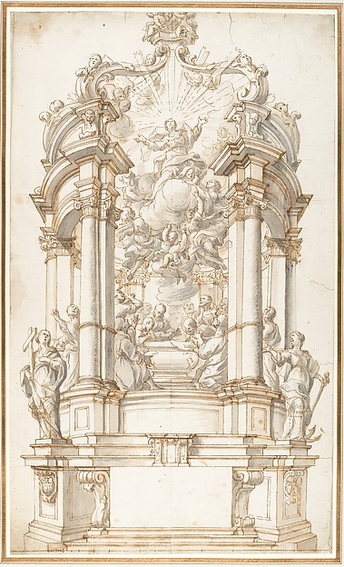 Design for a Freestanding Altar dedicated to the Assumption of the Virgin