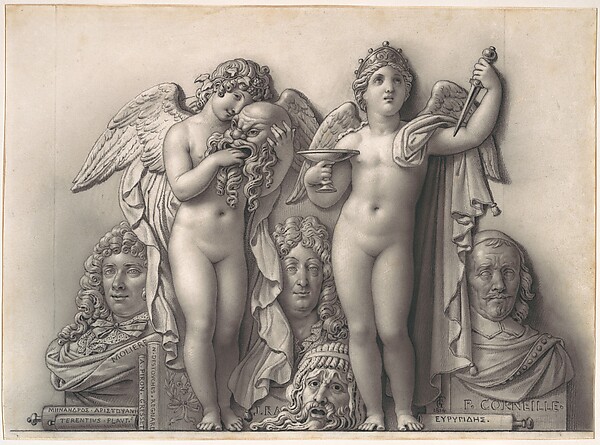Comedy and Tragedy by Anne Louis Girodet-Trioson, The Metropolitan Museum of Art