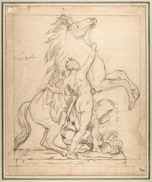 Guillaume Coustou the Elder, Study for one of the 'Chevaux de Marly'