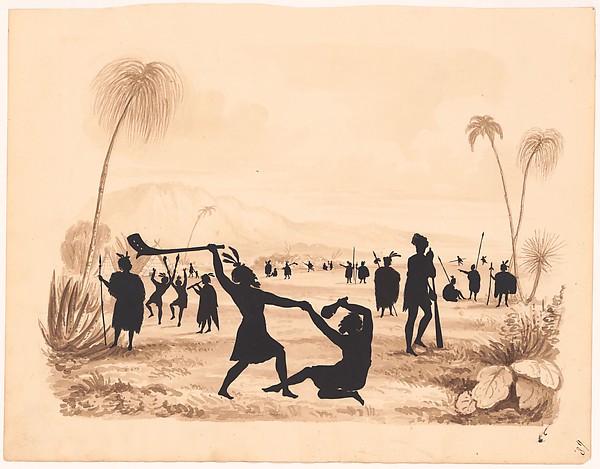 South Sea Islanders by Auguste Edouart, The Metropolitan Museum of Art